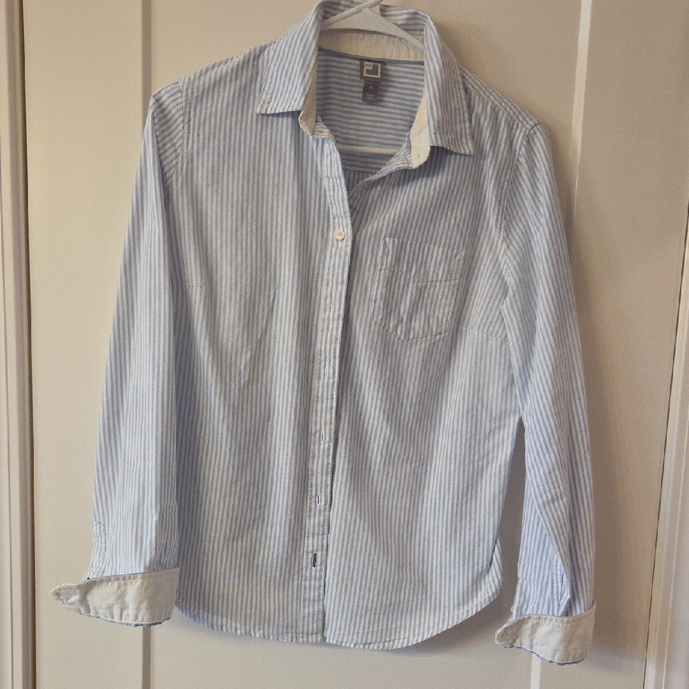 Blue Striped Women's Shirt